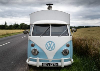 VW Pizza Van front view