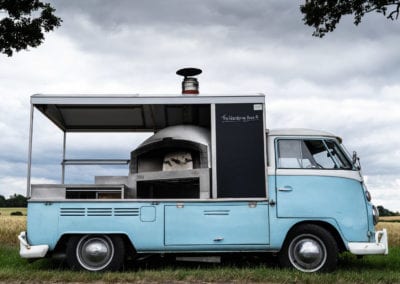 VW Pizza Van split screen conversion side view