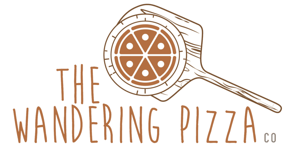 The wandering pizza logo